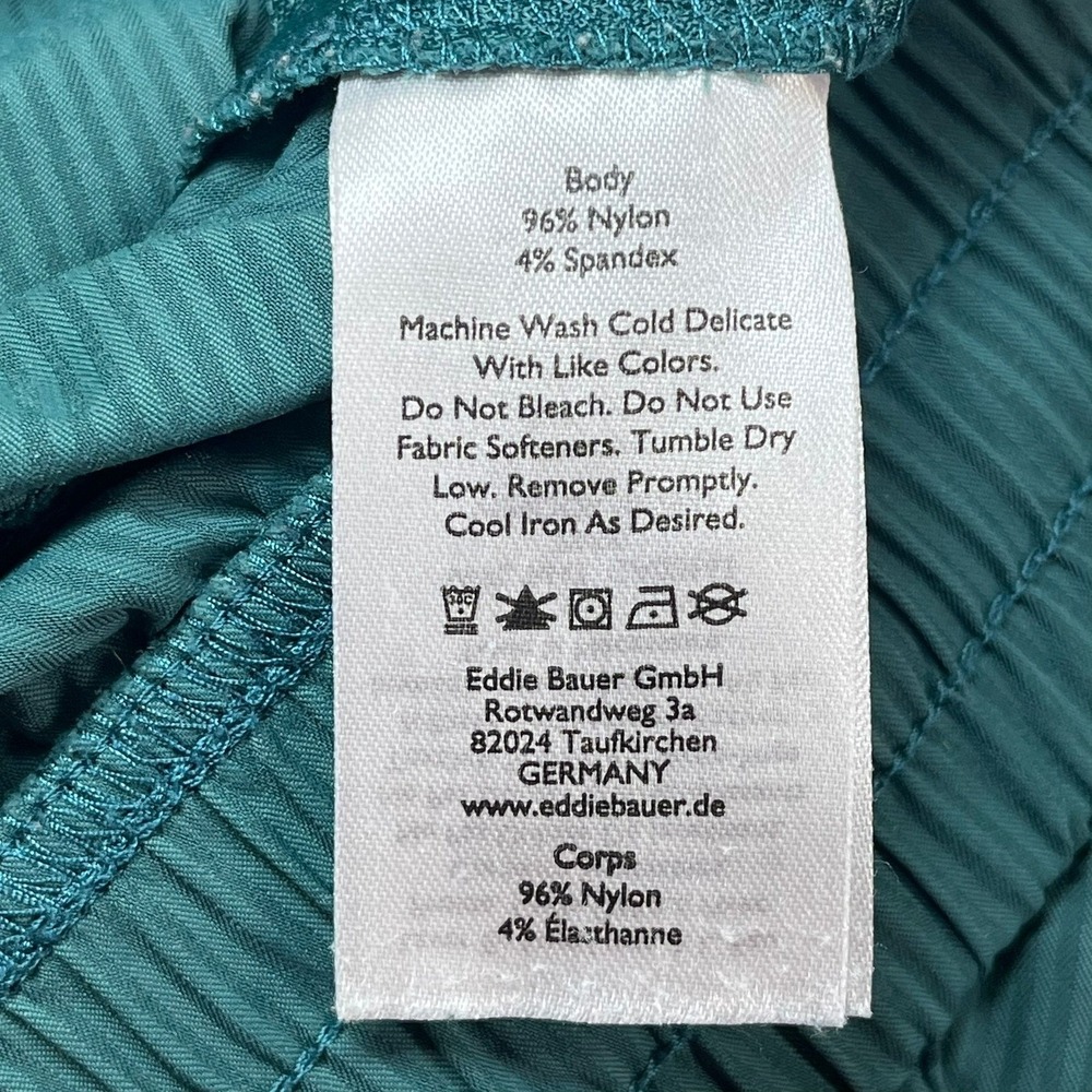 Eddie Bauer XL Teal Pull On Jogger Pants Travel Hiking Active Lightweight Women - Picture 5 of 10